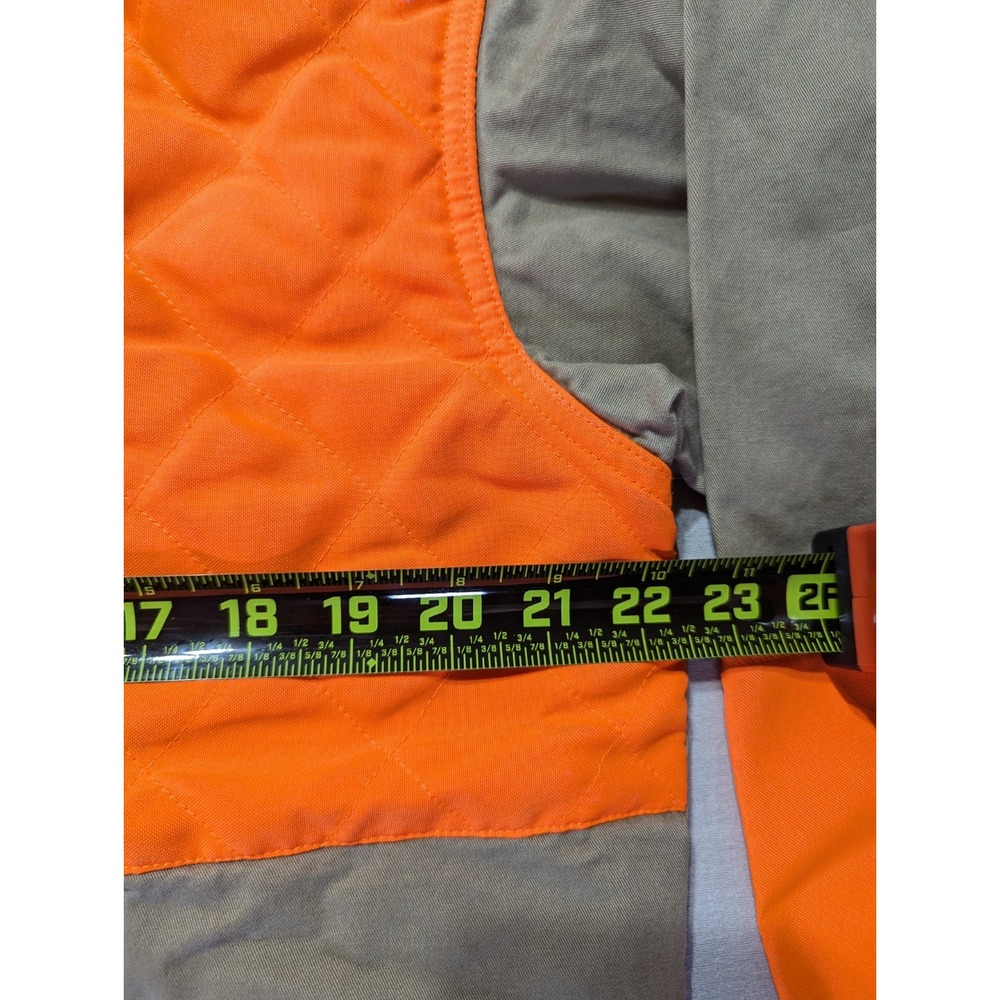 RedHead Upland Hunting Shirt Mens M Blaze Orange Bird Hunting Cotton Button Up - Picture 4 of 14